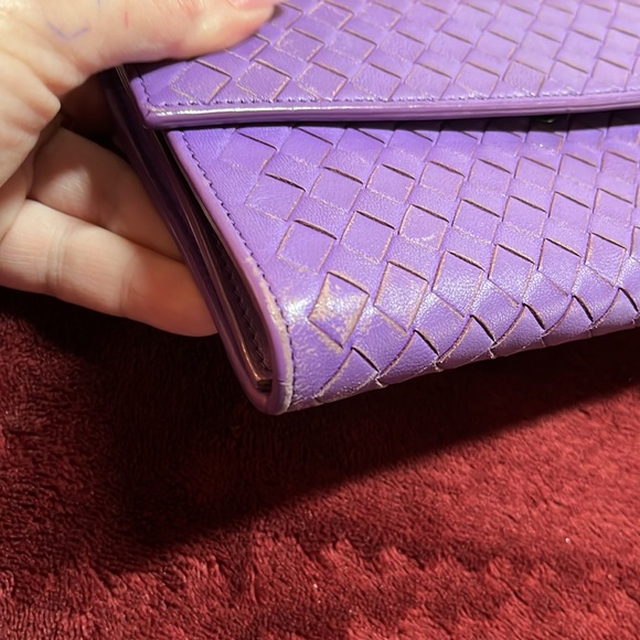 Bottega Veneta Lilac long Wallet - Picture 5 of 11
